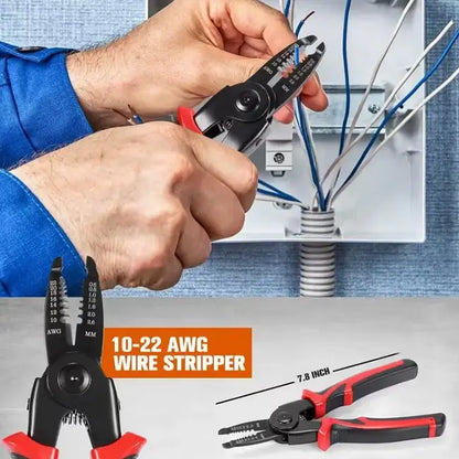 🔥 Multifunctional 5-in-1 Interchangeable Head Pliers Tool Set 🔧