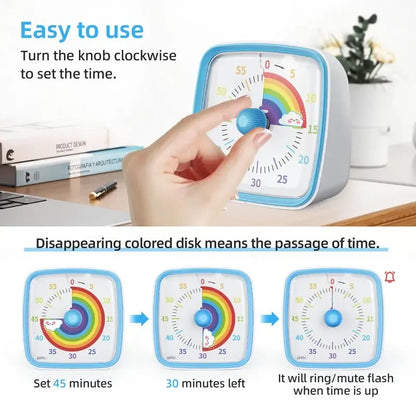 Rainbow Focus Visual Timer