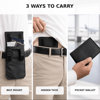 Hidden Travel Money Belt Wallet