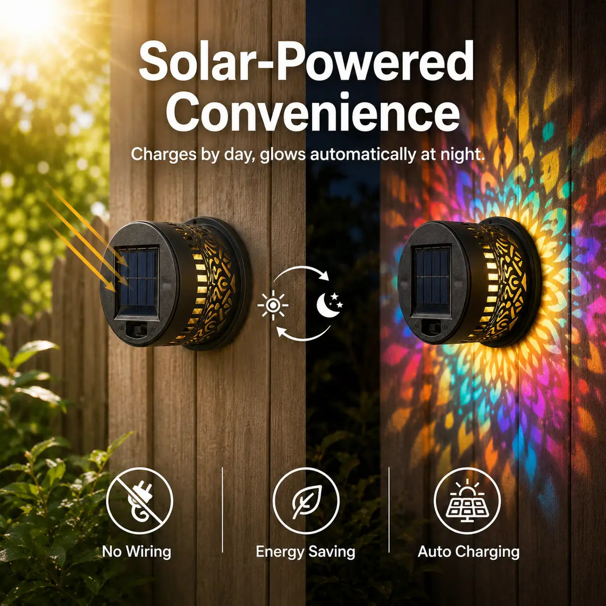 🌞 50% OFF NOW! 🌀 Solar Mandala Wall Light Projector