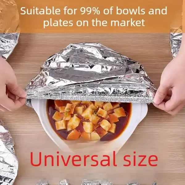 🔥HOT SALE 49% OFF🥘🍽️Aluminum Foil Heat-Retaining Cover – Keep Food Warm & Fresh✨