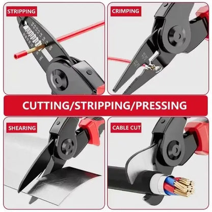 🔥 Multifunctional 5-in-1 Interchangeable Head Pliers Tool Set 🔧