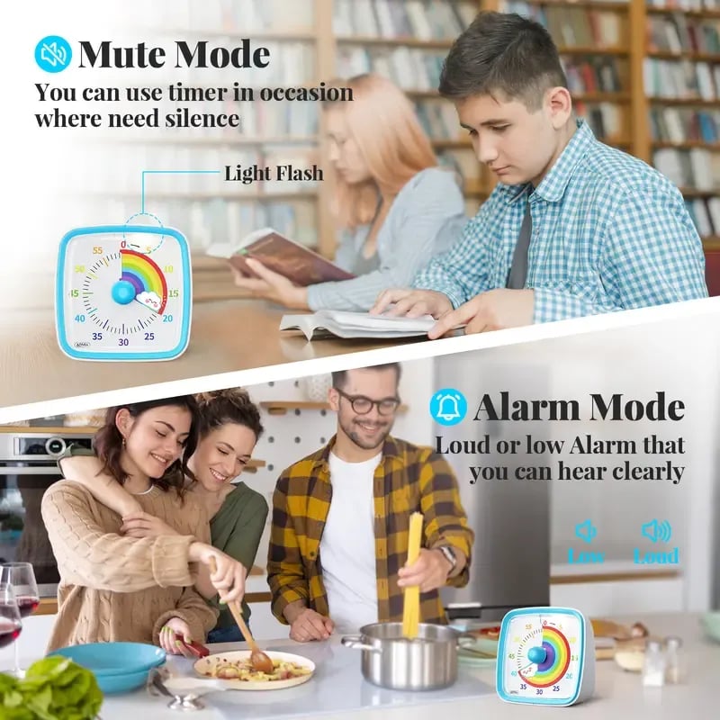 Rainbow Focus Visual Timer