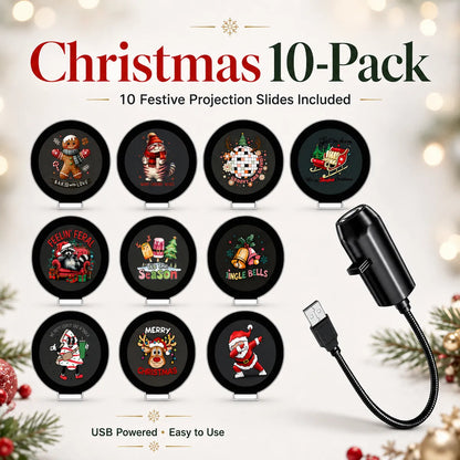 🎄👻 ✨ Plug & Play HD Holiday Projector for Christmas & Halloween Decor