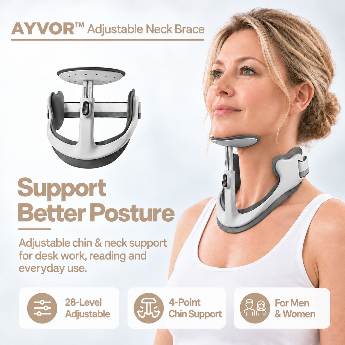 Adjustable Neck Support Brace