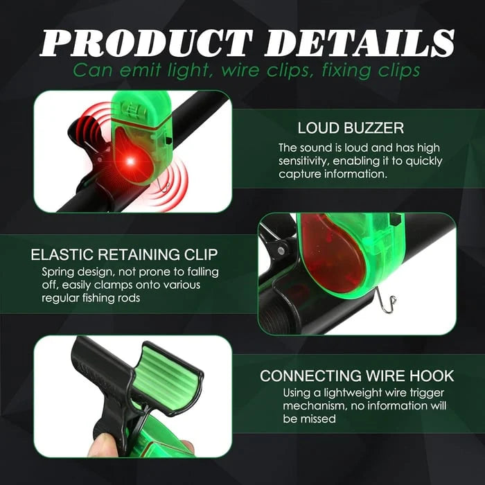 🔥Fishing Bite Alarm with LED Light🎣