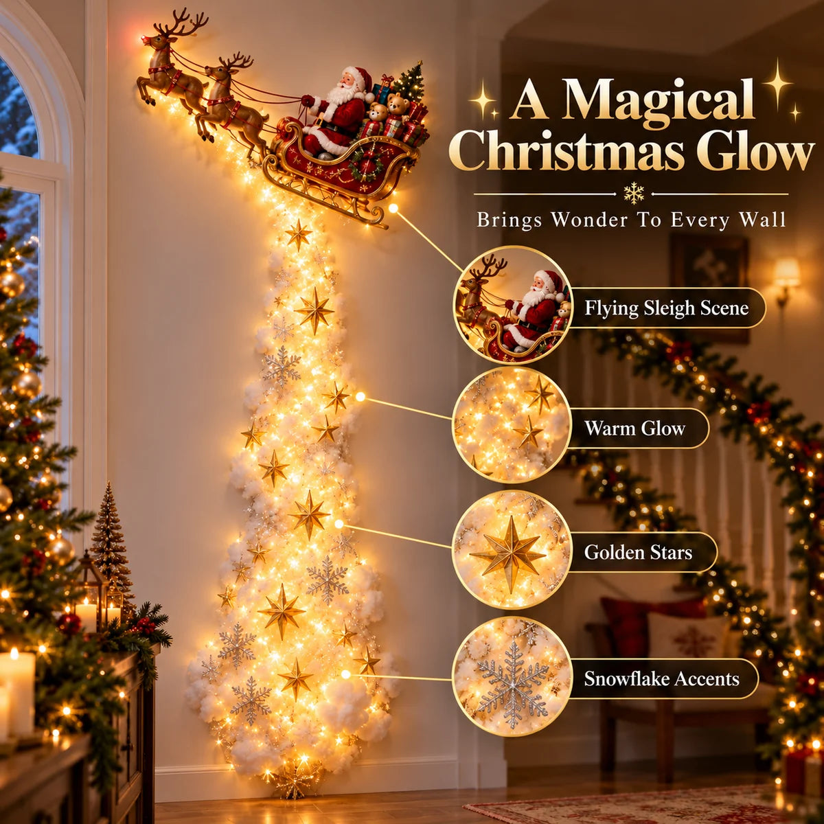 ✨🎄Christmas Magic Trail Wall Light🎄