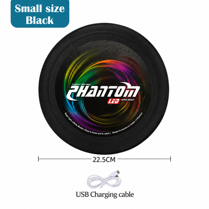 LED Flying Disc with 13 Dynamic Light Modes