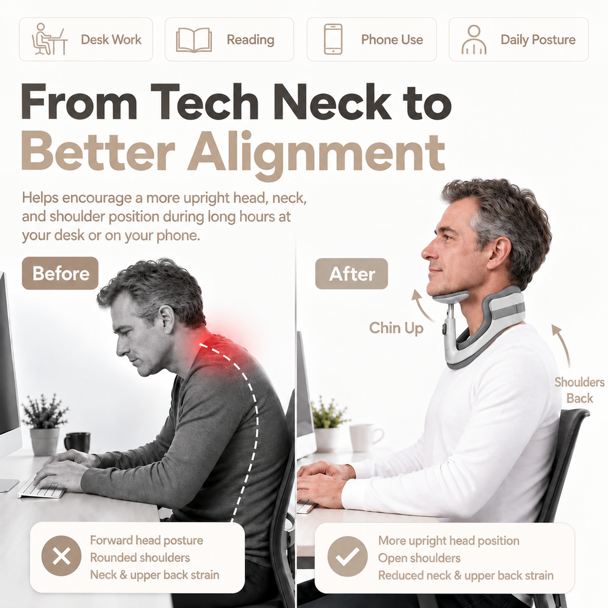 Adjustable Neck Support Brace