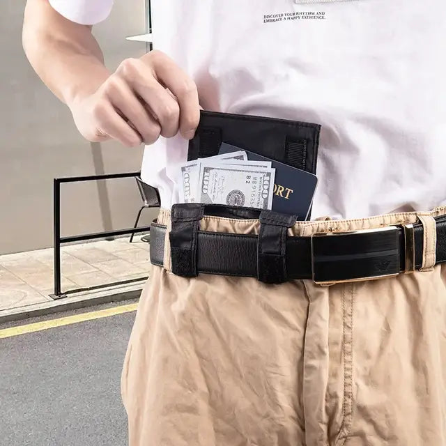 Hidden Travel Money Belt Wallet