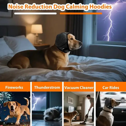 Dog Calming Hoodie Ear Wraps 🐶🔇