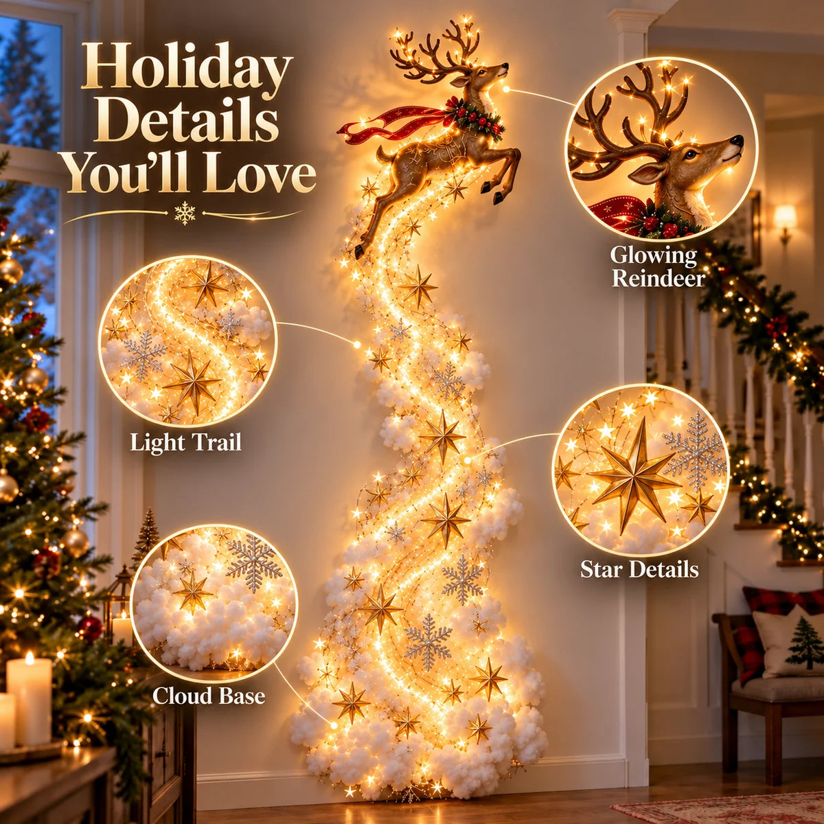 ✨🎄Christmas Magic Trail Wall Light🎄