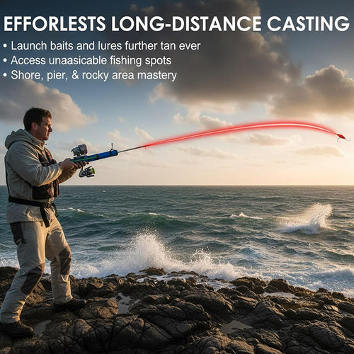 Catapult fishing rod + reel kit