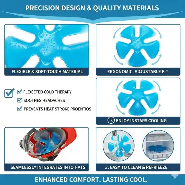 🧊Reusable Cooling Gel Ice Packs for Hats