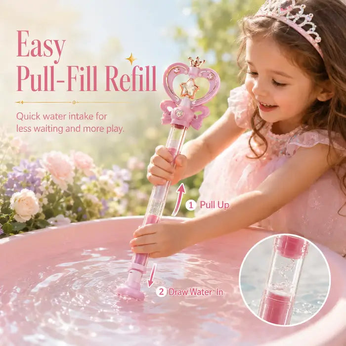 Fairy Spiral Water Wand