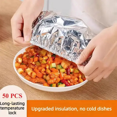 🔥HOT SALE 49% OFF🥘🍽️Aluminum Foil Heat-Retaining Cover – Keep Food Warm & Fresh✨