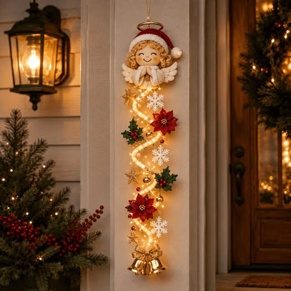 🎄MerryCascade Glowing Christmas Door Hanger
