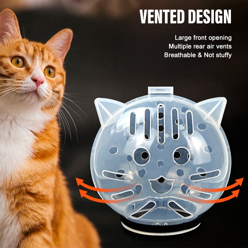 Cat Muzzle Ball For Grooming, Meowing, Or Biting