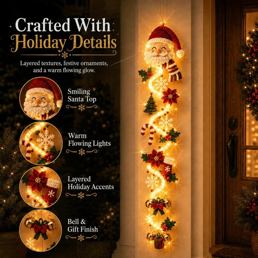 🎄MerryCascade Glowing Christmas Door Hanger