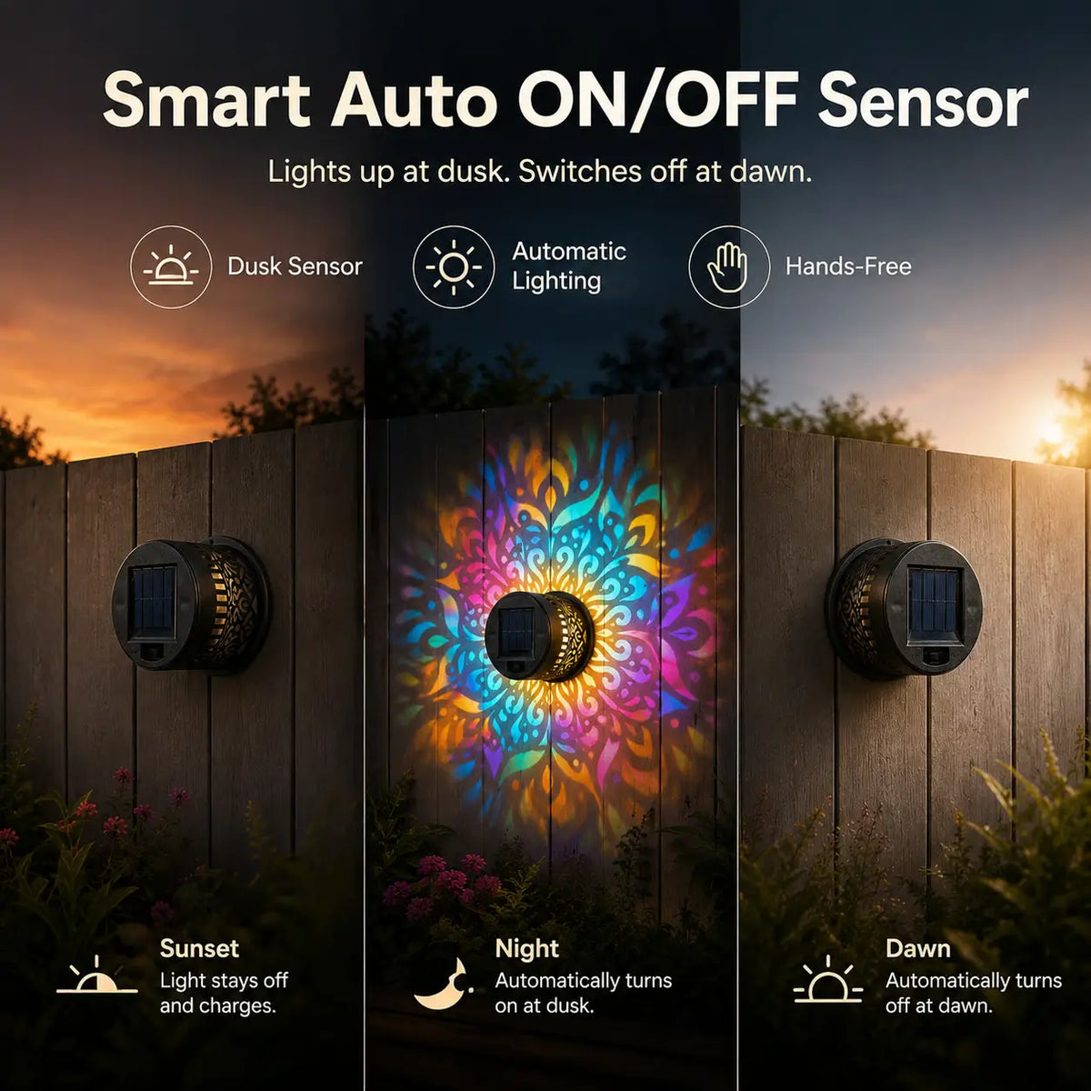 🌞 50% OFF NOW! 🌀 Solar Mandala Wall Light Projector