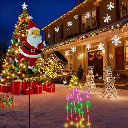 🎅Santa Watering Can Light – Brighten Your Garden with Holiday Magic!✨