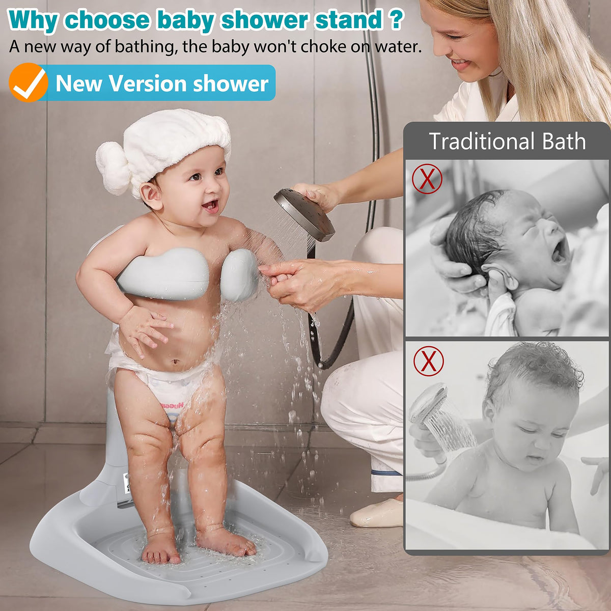 Baby Standing Bath Support