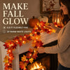 Lighted Fall Maple Leaf Garland
