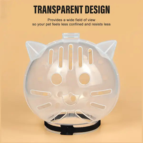 Cat Muzzle Ball For Grooming, Meowing, Or Biting