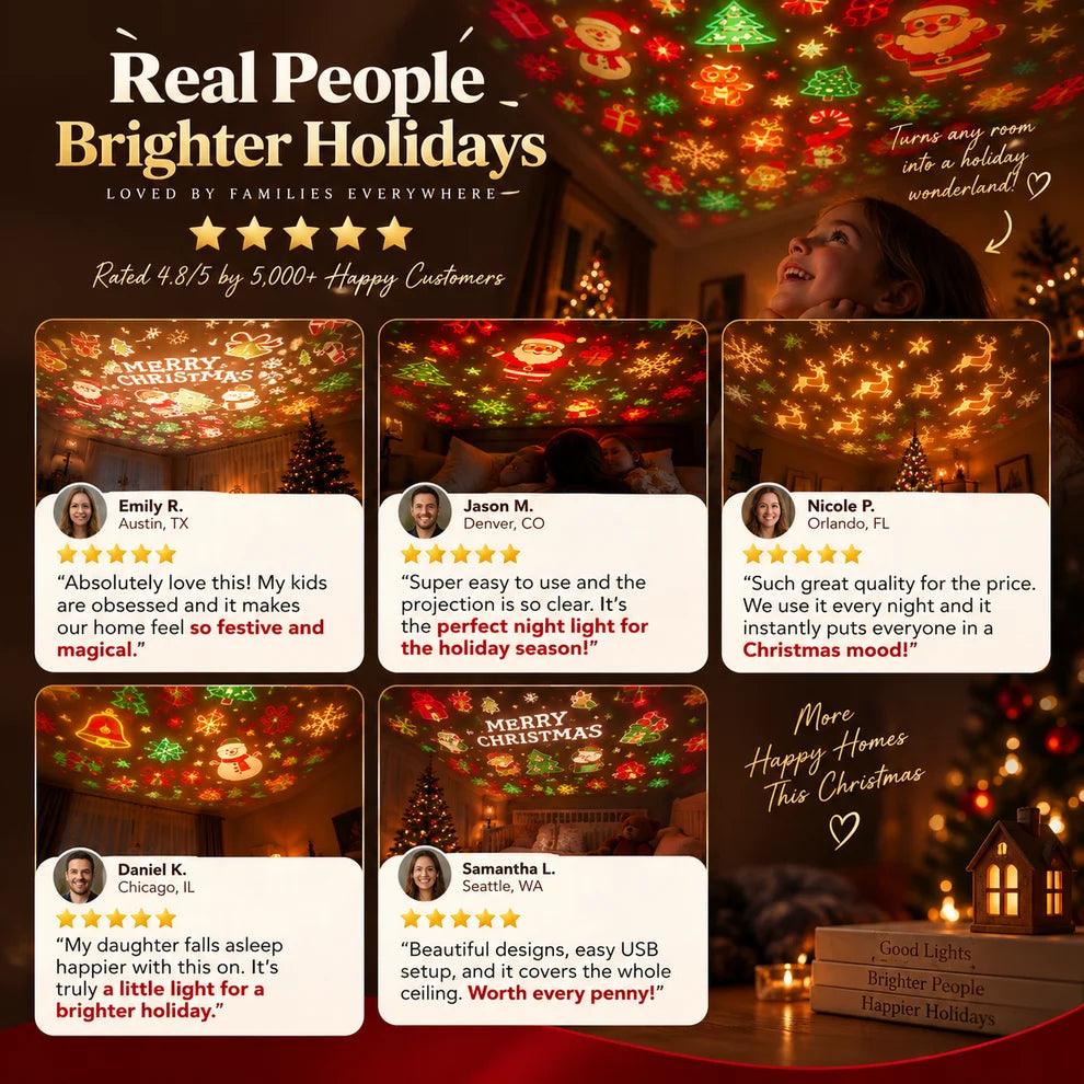 Christmas Projector Night Light