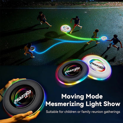 LED Flying Disc with 13 Dynamic Light Modes