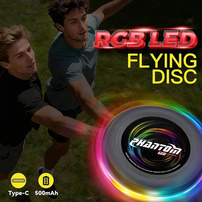 LED Flying Disc with 13 Dynamic Light Modes