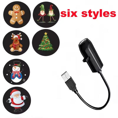 🎄👻 ✨ Plug & Play HD Holiday Projector for Christmas & Halloween Decor