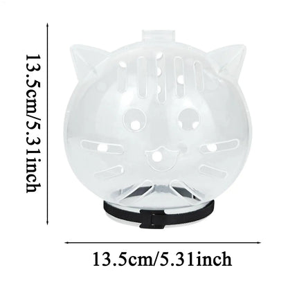 Cat Muzzle Ball For Grooming, Meowing, Or Biting