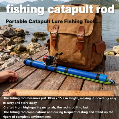 Catapult fishing rod + reel kit