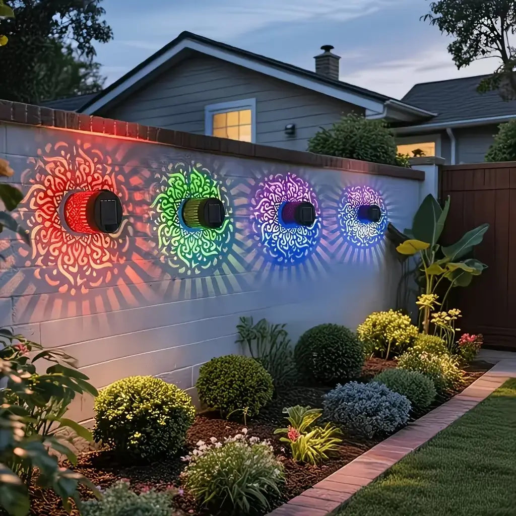 🌞 50% OFF NOW! 🌀 Solar Mandala Wall Light Projector