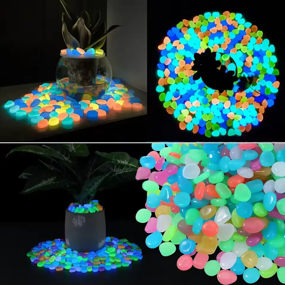 💥LAST DAY SALE 50%OFF💥🌈Colorful Glow-in-the-Dark Garden Stones