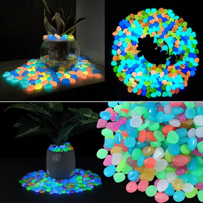 💥LAST DAY SALE 50%OFF💥🌈Colorful Glow-in-the-Dark Garden Stones