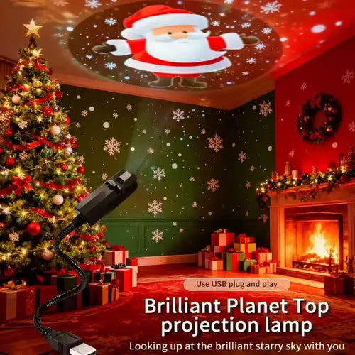 🎄👻 ✨ Plug & Play HD Holiday Projector for Christmas & Halloween Decor