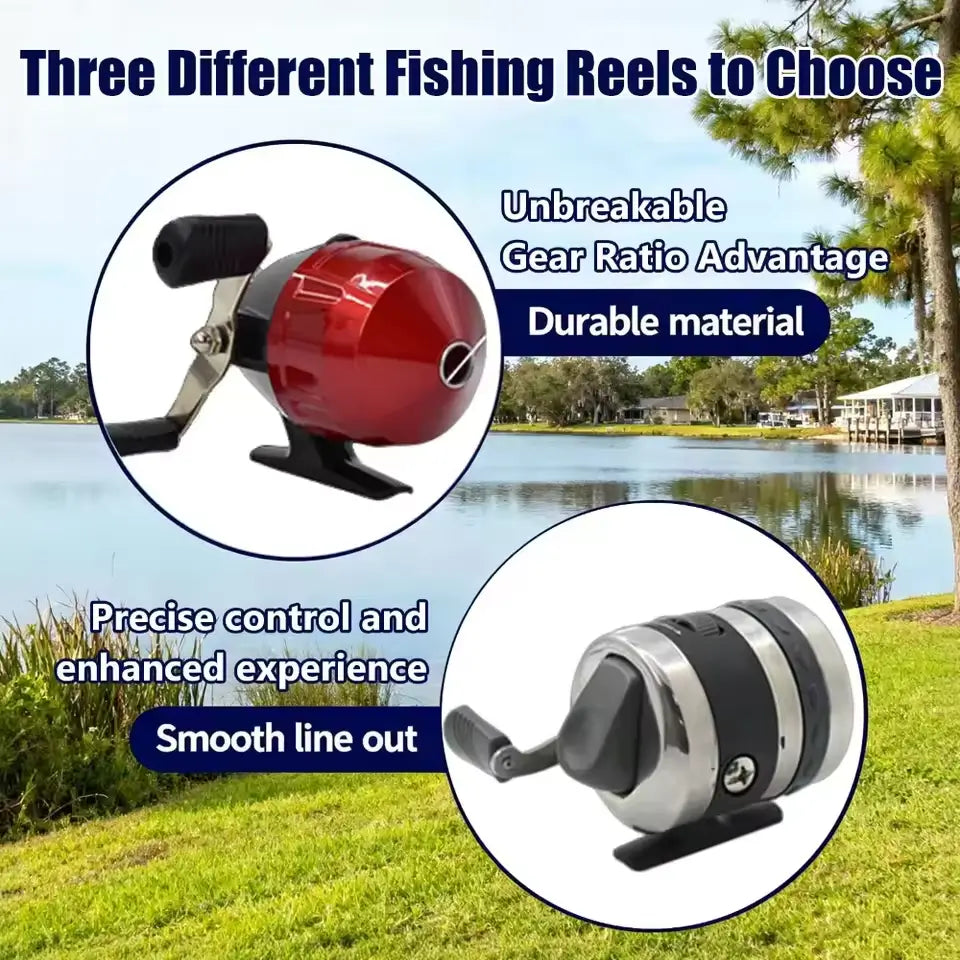 Catapult fishing rod + reel kit