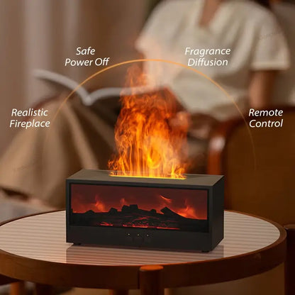 Colorful Flame Fireplace Aroma Diffuser