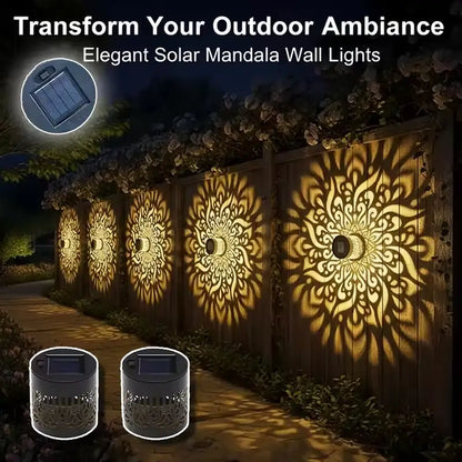 🌞 50% OFF NOW! 🌀 Solar Mandala Wall Light Projector
