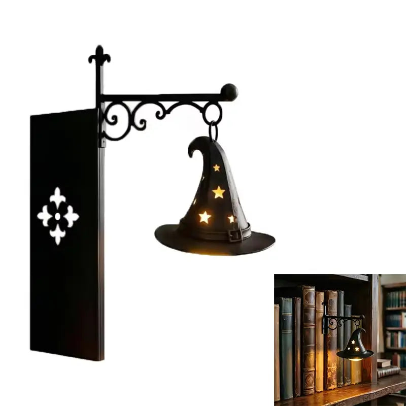 👻Bookshelf Decor Light Warm LED Hanging Lantern