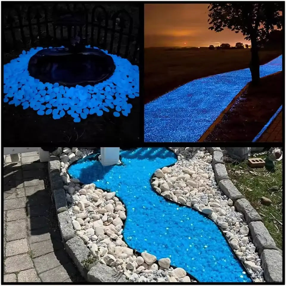 💥LAST DAY SALE 50%OFF💥🌈Colorful Glow-in-the-Dark Garden Stones