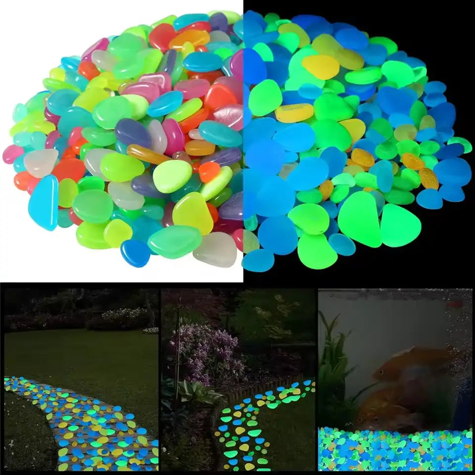 💥LAST DAY SALE 50%OFF💥🌈Colorful Glow-in-the-Dark Garden Stones