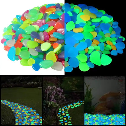💥LAST DAY SALE 50%OFF💥🌈Colorful Glow-in-the-Dark Garden Stones