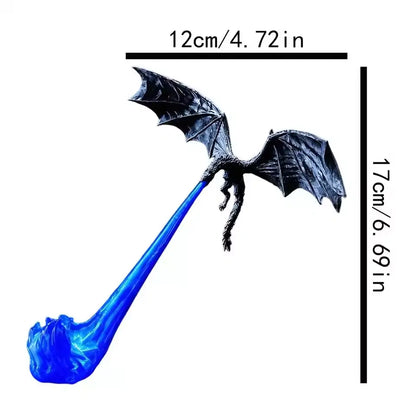 Light-Up Dragon Fire Bookshelf Lamp