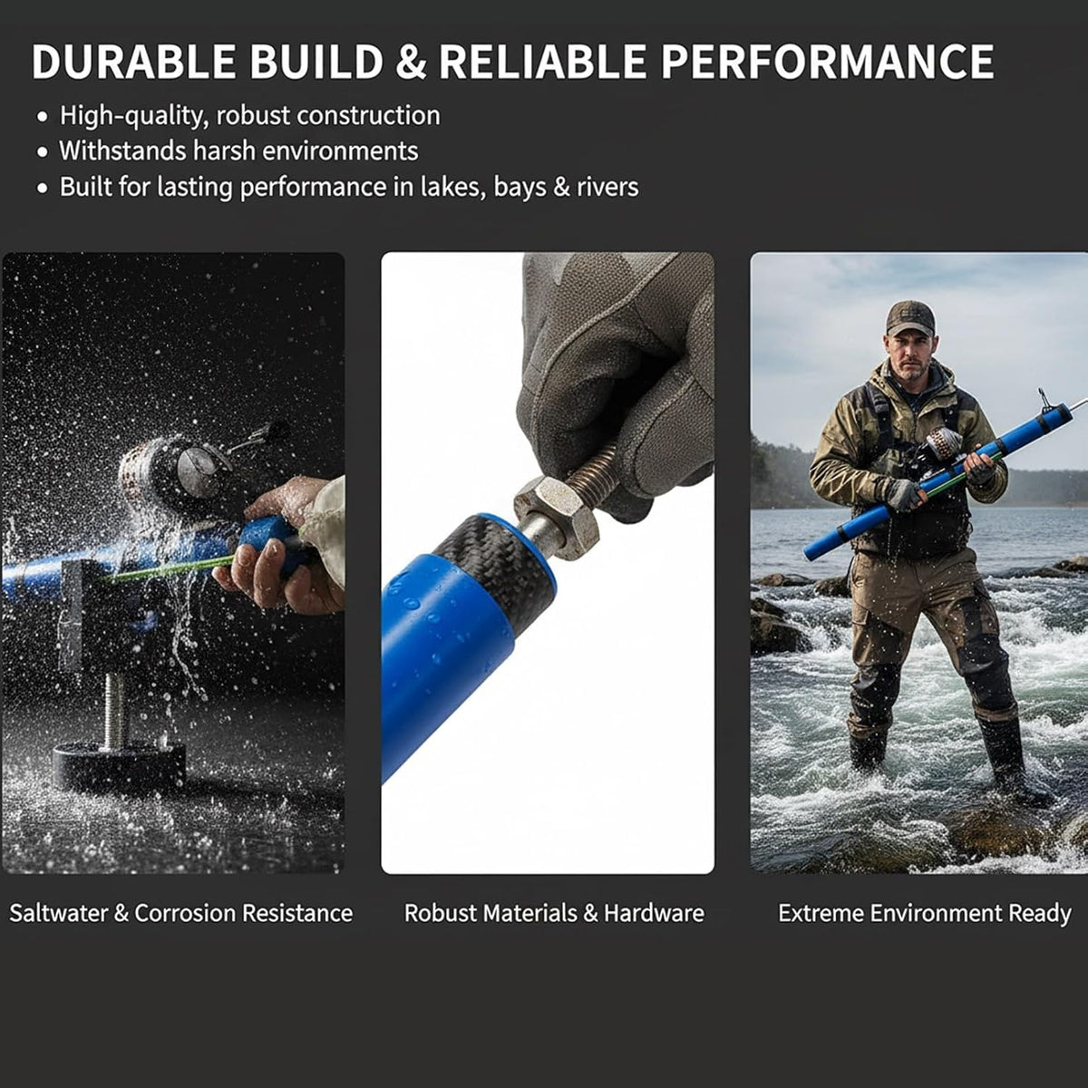 Catapult fishing rod + reel kit
