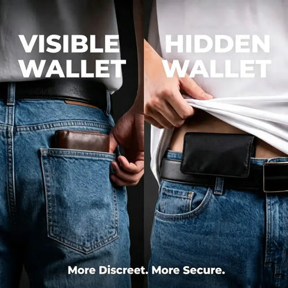 Hidden Travel Money Belt Wallet
