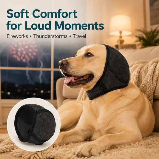 Dog Calming Hoodie Ear Wraps 🐶🔇