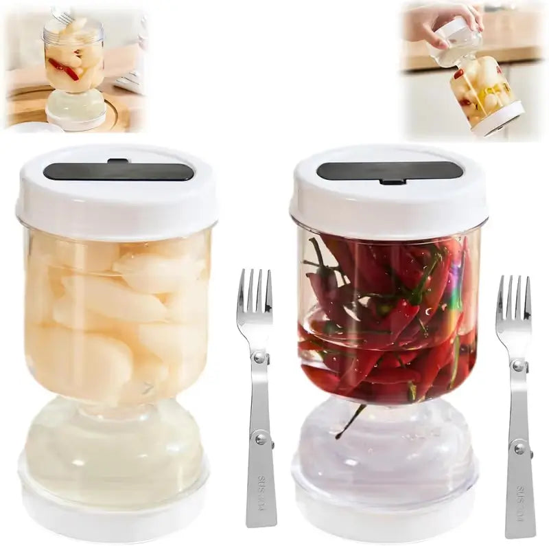 Pickle & Olive Separator Storage Jar